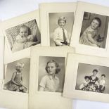 Bertram Park, a folder of commissioned portraits of children