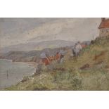 A group of 19th and 20th century watercolours, including a scene at Robin Hood Bay 1889, various