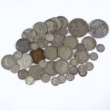 A group of silver coins