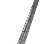 A First War Period Royal Artillery dress sword, etched blade with George V cypher, by Hamburger