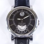 A Corum Reserve De Marche Automatic wristwatch, stainless steel tapered case, with graduated