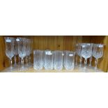 A suite of glassware