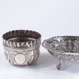 A Victorian small circular silver beaker, of half-fluted form, by John Henry Rawlings, hallmarks