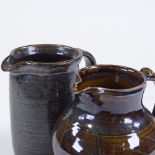 Seth Cardew (born 1934), Wenford Bridge Pottery jug, height 17cm, and a Muchelney Pottery jug,
