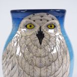 Dennis Chinaworks, snowy owl vase, designed by Sally Tuffin, no. 4/20, 2007, height 21cm
