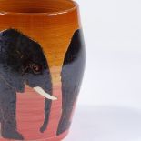 Dennis Chinaworks, elephant vase, by Sally Tuffin, no. 9, 1998, height 19cm