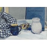 Llewellyn Petley-Jones (1908 - 1986), watercolour, still life study, 1967, 10" x 14", framed