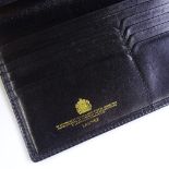 Launer large black calf leather wallet