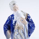 A large Royal Copenhagen figure of Nathan The Wise, designed by Adolf Jahn, model no. 1413, dated