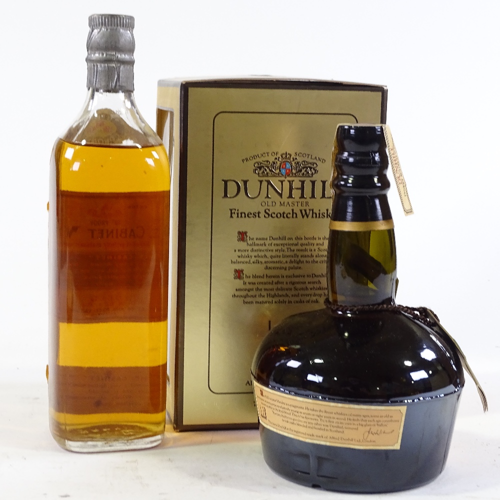 A bottle of Dunhill Old Master blended Whisky and a bottle of The Cabinet Whisky by Blundell & Co ( - Image 2 of 3