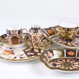 A group of Royal Crown Derby Imari pattern china (7)