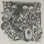 WITHDRAWN Julian Motau (South African), 3 framed limited edition prints, and 2 other...