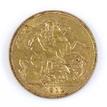 A George V 1911 gold sovereign