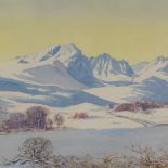 Flemming, watercolour, the Culin Hills, 12" x 18", framed, provenance; Francis Iles Gallery