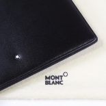 A Mont Blanc leather A4 notebook/organiser document case