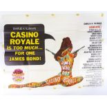 James Bond Casino Royale, British Quad film poster, 1967, 1st Release, 30" x 40", unframed