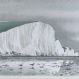 David Gentleman, colour lithograph, The Seven Sisters, signed in pencil, from an edition of 350,