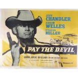 3 original Quad film posters, Pay the Devil 1957 (original American release title; Man in the