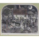 Graham Clarke, coloured etching, Brew-up, signed in pencil, from an edition of 300, plate size 10.5"