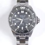 An Invicta Grand Diver WR300M automatic wristwatch, stainless steel case with 24 jewel movement,