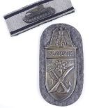 A German Narvik 1940 badge, and a Tank Destroyer badge (2)