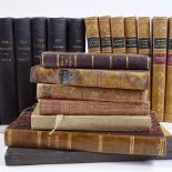 A group of Antiquarian books, including The Impeachment of Warren Hastings 1780, The Life of