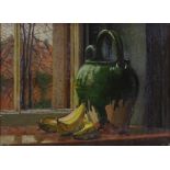 E Kenworthy, oil on canvas, still life, circa 1900, 12" x 16", framed