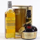A bottle of Dunhill Old Master blended Whisky and a bottle of The Cabinet Whisky by Blundell & Co (