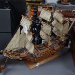 A wooden model of HMS Victory