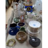 Lladro figures, jugs, teapot etc