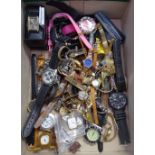 A collection of modern lady's and gent's wristwatches