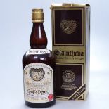 A boxed bottle of Slaintheva 12 year old Scotch Whisky