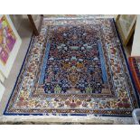 A modern wool Persian style rug, 175cm x 120cm