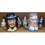 2 Royal Doulton commemorative character jugs, Marston Moor and the Start of the Civil War