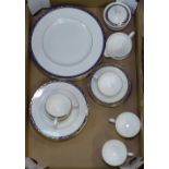 A quantity of Wedgwood Marina pattern dinnerware