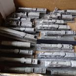 A collection of Royal Hampshire pewter locomotives and tenders