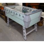 Circa 1980s, a Rainbow table football game, L140cm, H96cm