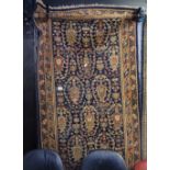 A blue ground Persian design rug, 170cm x 90cm approx