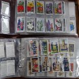 2 albums of various cigarette cards