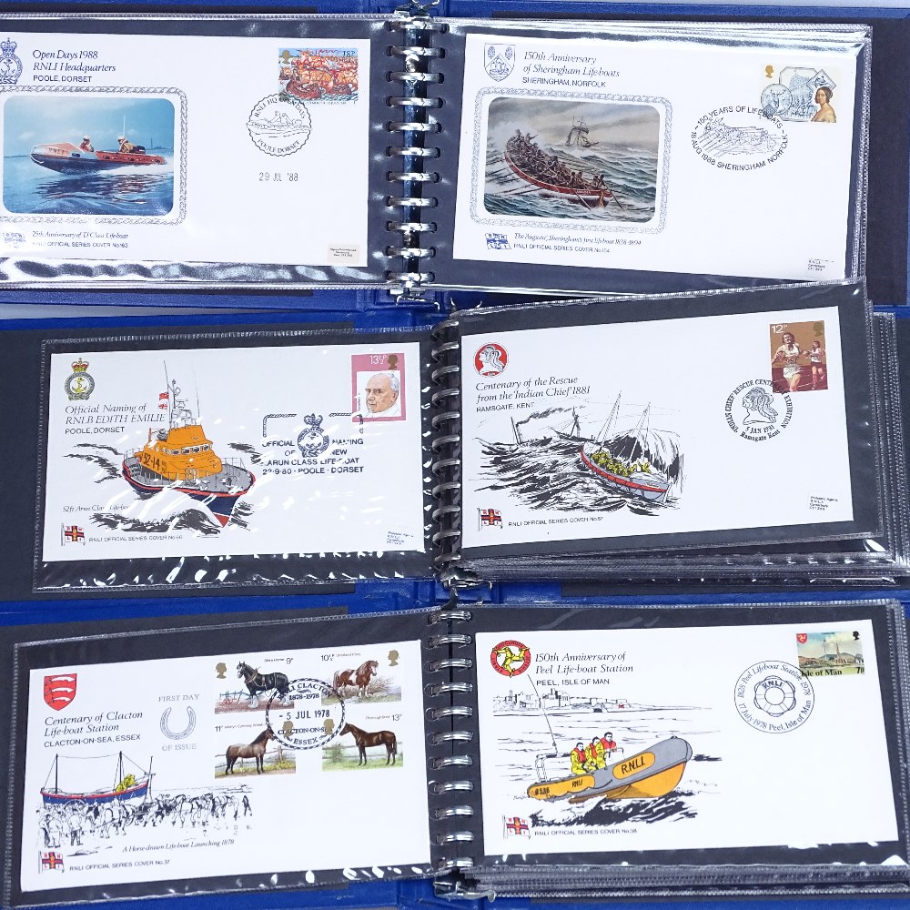 4 albums of RNLI First Day Covers