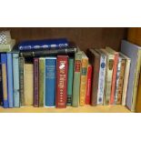 A shelf of folio editions, including George Eliot, James Thurber etc