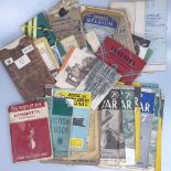 More magazines, handbooks, and postcards