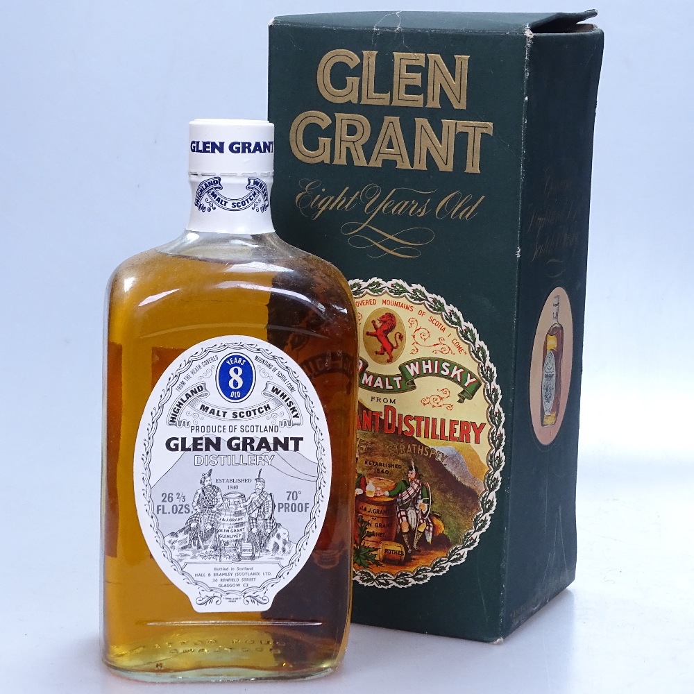 A boxed bottle of Glen Grant 8 year old Malt Scotch Whisky