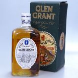 A boxed bottle of Glen Grant 8 year old Malt Scotch Whisky