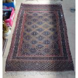 A red ground Afghan rug, 165cm x 100cm
