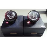 2 boxed Caithness paperweights - both limited editions 15/250