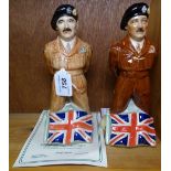 2 Kevin Francis Field Marshal Montgomery sculptures 467