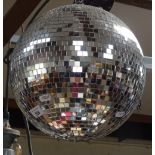 A large electric disco ball