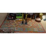 A vegetable dye Choli Kilim rug, 202cm x 150cm