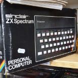 A boxed Sinclair ZX Spectrum personal computer with instructions